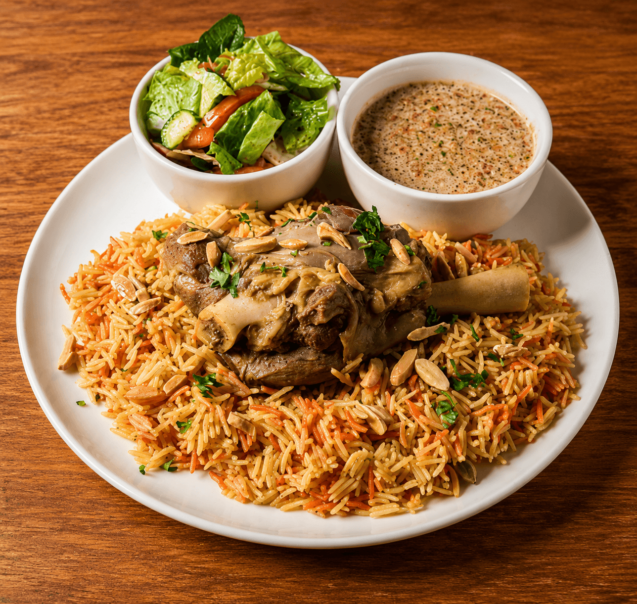 Lamb Over Rice (Mandi)