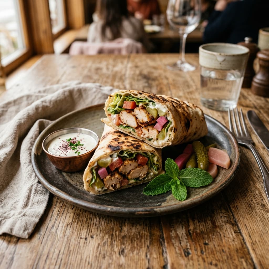 Shish Tawook Wrap