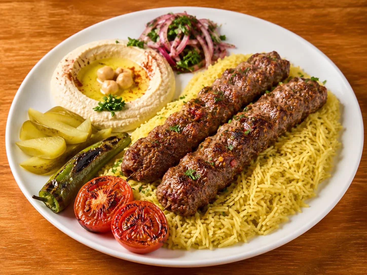 Kofta Kabab Plate - Image 1