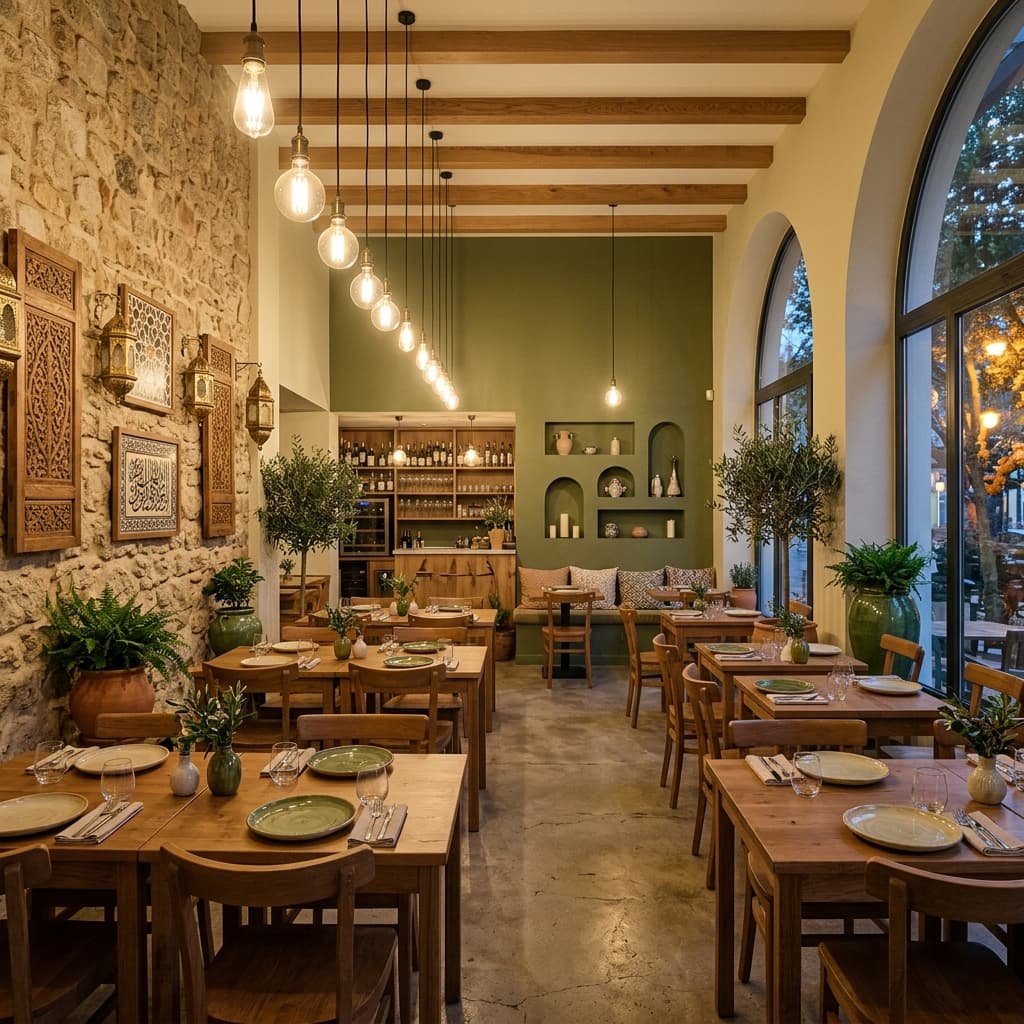 Old Damascus restaurant interior