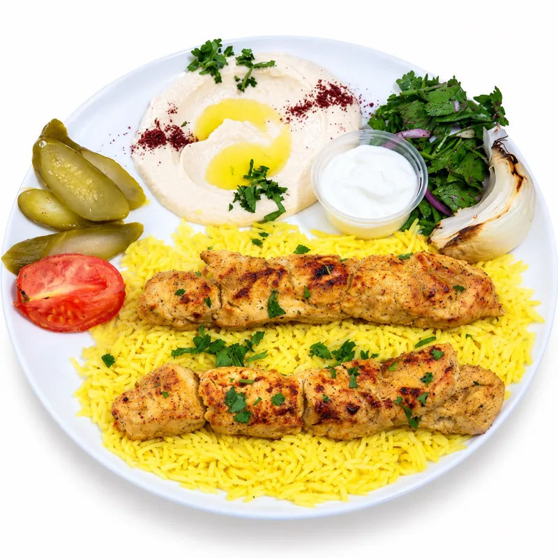 Shish Tawook Plate